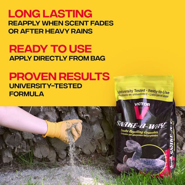 Snake-A-Way 4LB Repellent Granules for Garter & Rattlesnakes