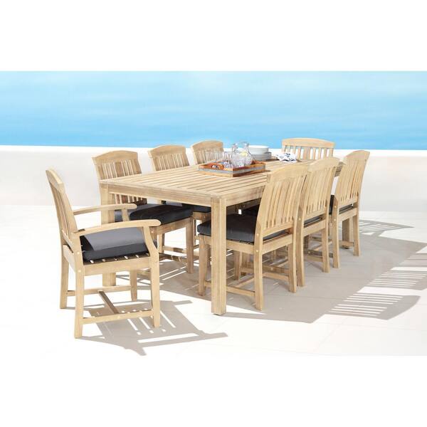 windsor 9 piece outdoor patio dining set