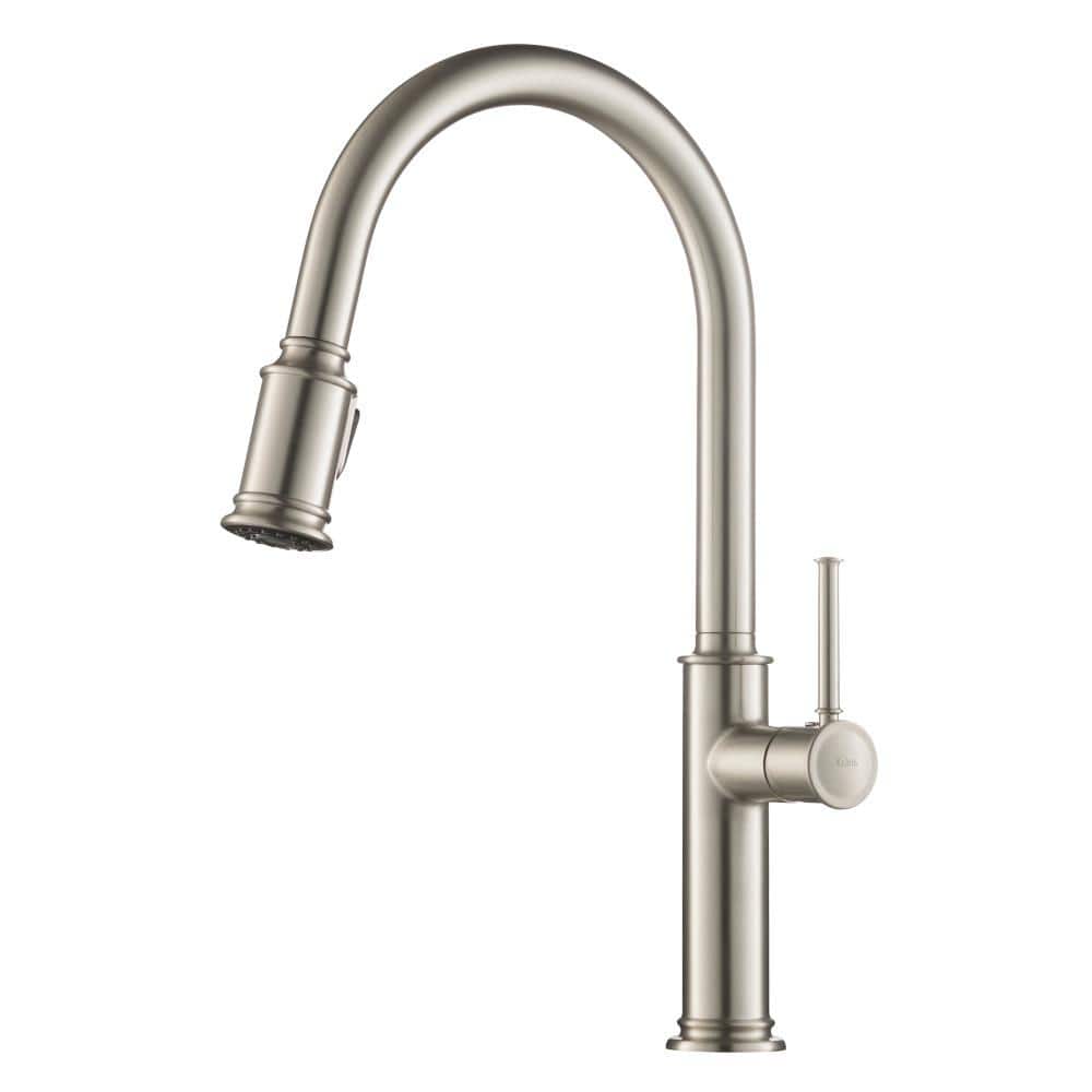 Details about  / KRAUS Pull-Down Sprayer Kitchen Faucet Sellette Spot Free Stainless Steel