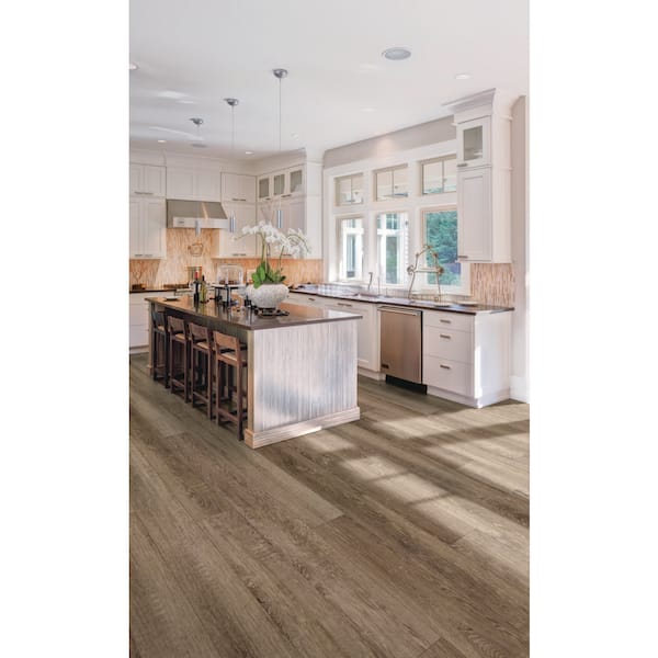 Abbott 20 MIL x 9 in. W x 72 in. L Click Lock Waterproof WPC Luxury Vinyl Plank Flooring (22.33 sq. ft./case)