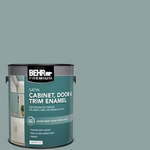 1 gal. #N440-4 October Sky Satin Enamel Interior/Exterior Cabinet, Door & Trim Paint