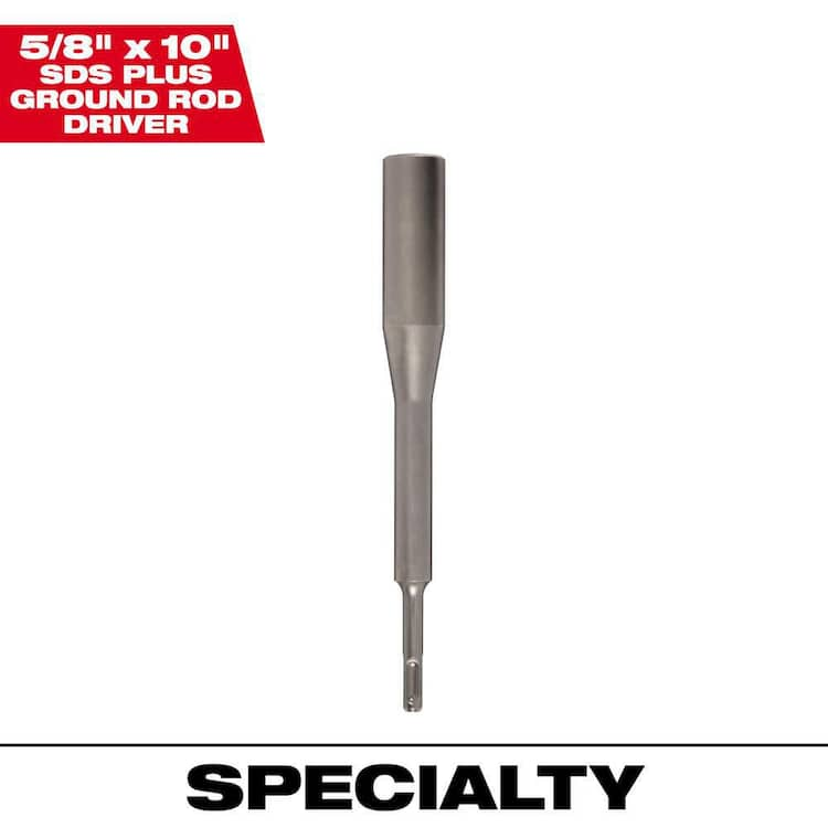 Milwaukee 5/8 in. x 10 in. SDS-PLUS Ground Rod Driver