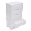 YIYIBYUS 33.07 in. x 17.72 in. White Plastic Storage Cabinet with 5-Drawers  and Wheels HG-HS6950-302 - The Home Depot