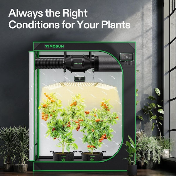 VIVOSUN 4 ft. x 2 ft. Smart Grow Tent Kit with Lumalight 200W LED