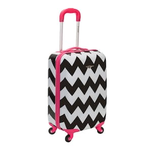 Animal 20 in. Hardside Carry-On, Pink Chevron