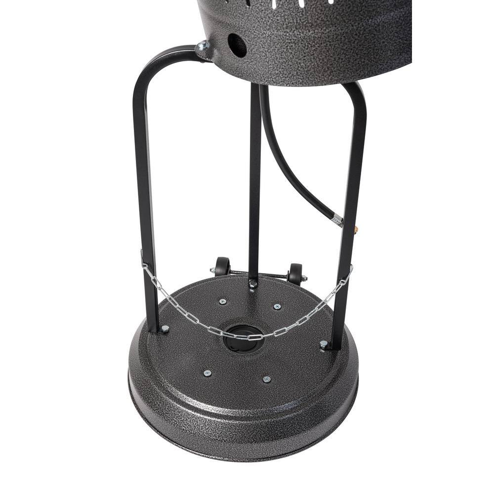 Hammered Platinum 33" x 33" Powder Coated Propane Patio Heater