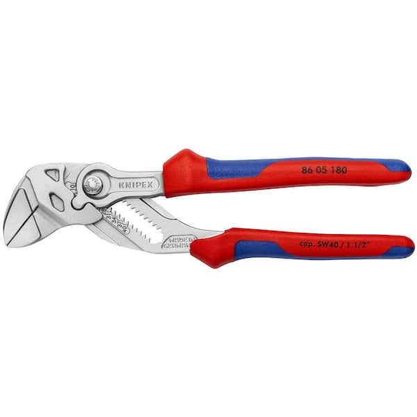 7 in. Pliers Wrench with Comfort Grip Handles