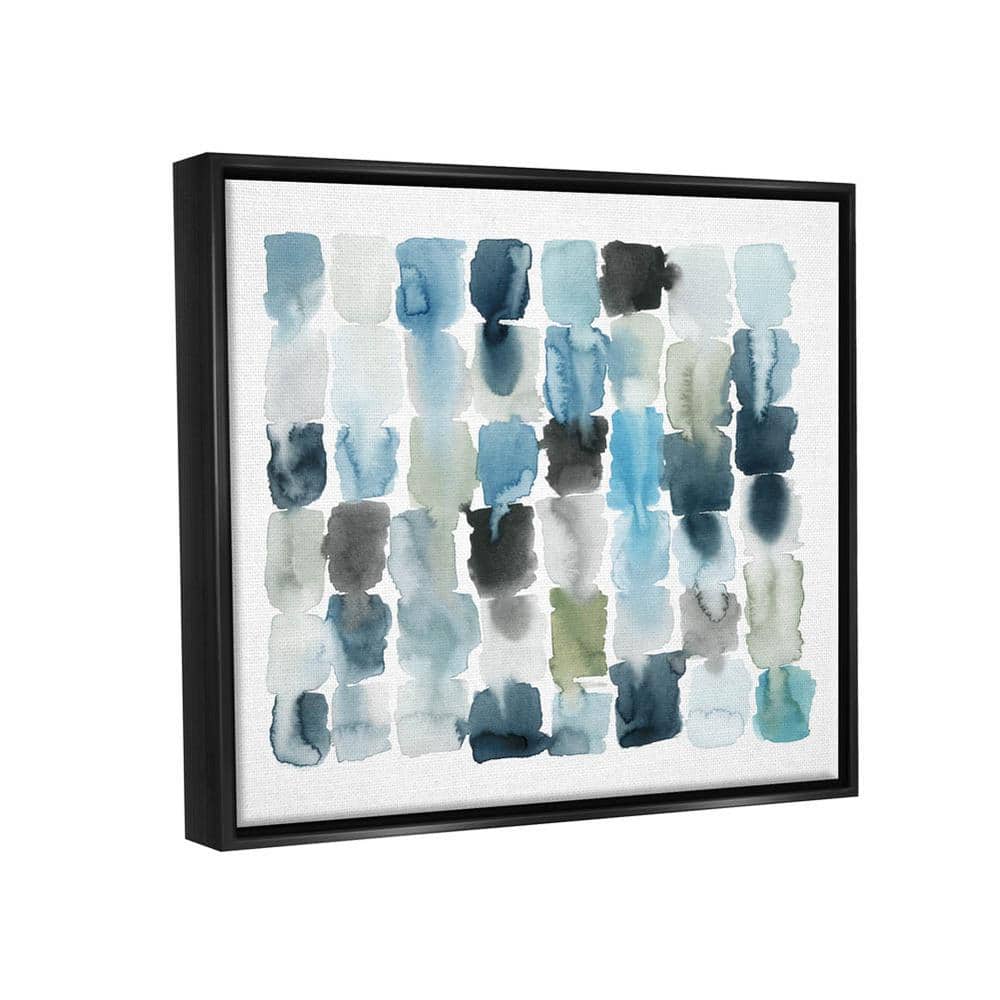 Ocean Inspired Abstract Blue Green Watercolor Canvas Art