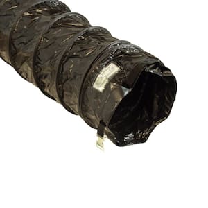 20 in. D x 25 ft. Coil Flexible Ducting Air Ventilator Black