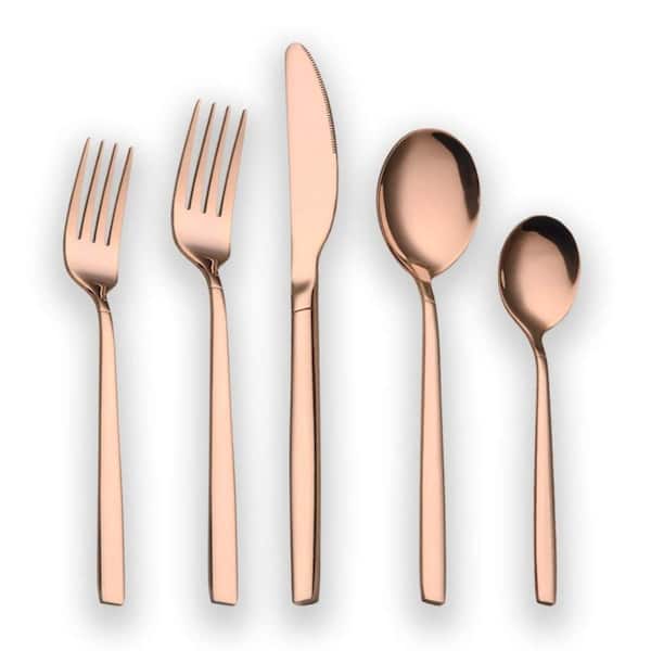 20-Piece Modern Stainless Steel Flatware Set(Service for 4)