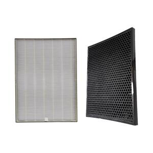 14 in. x 17 in. x 3.5 in. Complete HEPA and Carbon Filter Replacement Fits Air Doctor Carbon Gas Trap VOC and UltraHEPA