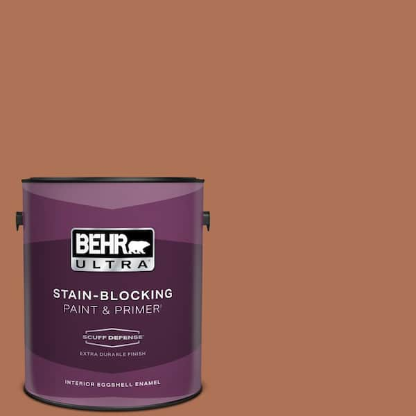 BEHR ULTRA 1 gal. #PPU3-15 Glazed Pot Extra Durable Eggshell Enamel Interior Paint & Primer