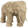 Oriental Furniture 20 in. Rustic Jeweled Elephant Decorative Statue STA-ELEPH2