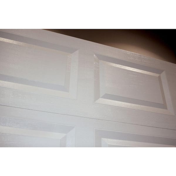 Clopay Classic Steel 8 ft. X 7 ft. Non-Insulated Solid White Garage Door  HDB - The Home Depot
