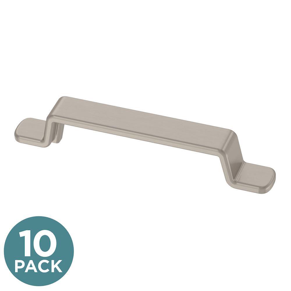 Liberty Uniform Bends 33/4 in. (96 mm) Satin Nickel Drawer Pull (10Pack) P46217CSNK1 The