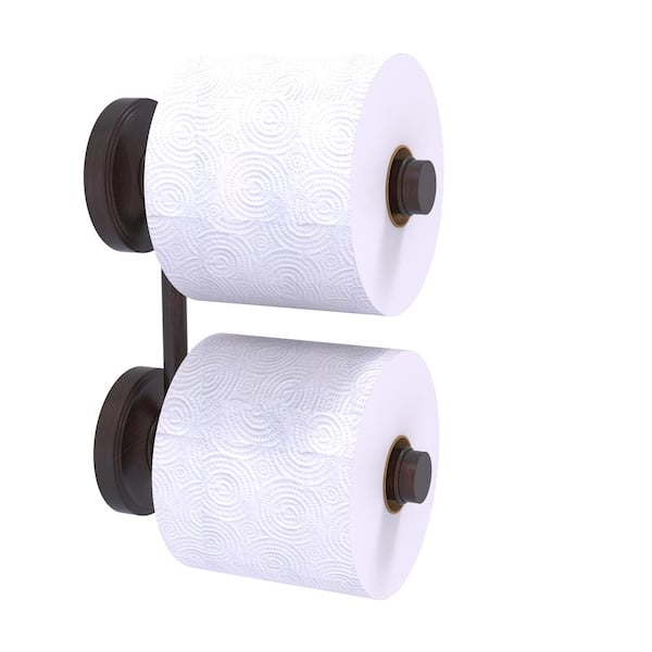Allied Brass Prestige Regal Collection 2 Roll Reserve Roll Toilet Paper Holder in Venetian Bronze