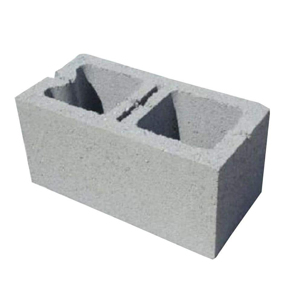 8 in. x 8 in. x 16 in. Corner Sash Concrete Block 080000SASH - The Home ...