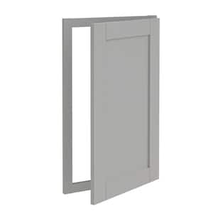 Washington Veiled Gray Plywood Shaker Assembled Sink Base Kitchen Cabinet Soft Close 16 in W x 1 in D x 30 in H