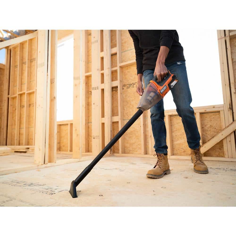 18V Cordless Orange Handheld Bagless Vacuum Cleaner