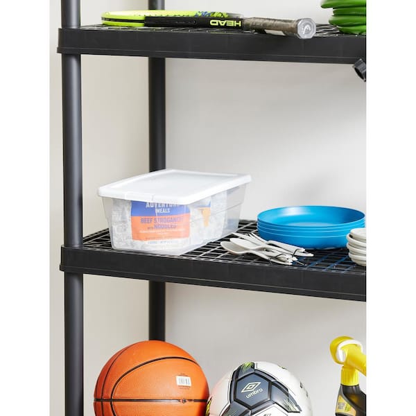 Tribello Modern Sterilite Cabinet Organizers And Storage Pantry Shelf  Organizer - Clear Plastic Storage Bins - Made In USA (Medium - 12” X 8” X  4”) - Yahoo Shopping