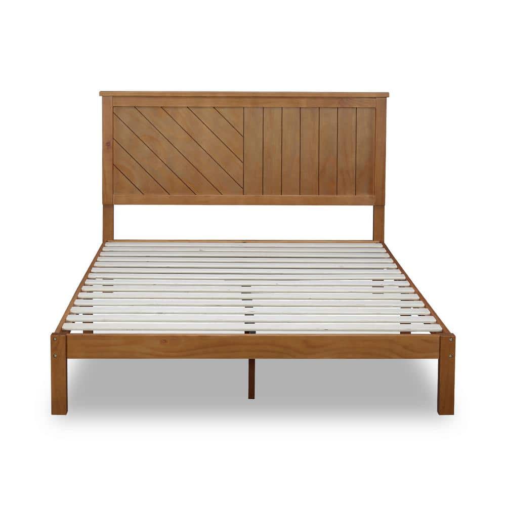 Musehomeinc 12 inch wood frame platform bed discount