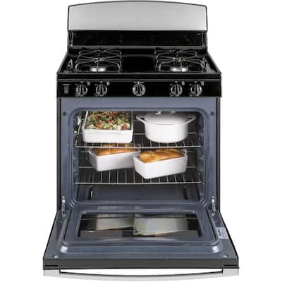 30 in. 4.8 cu. ft. Gas Range in Stainless Steel