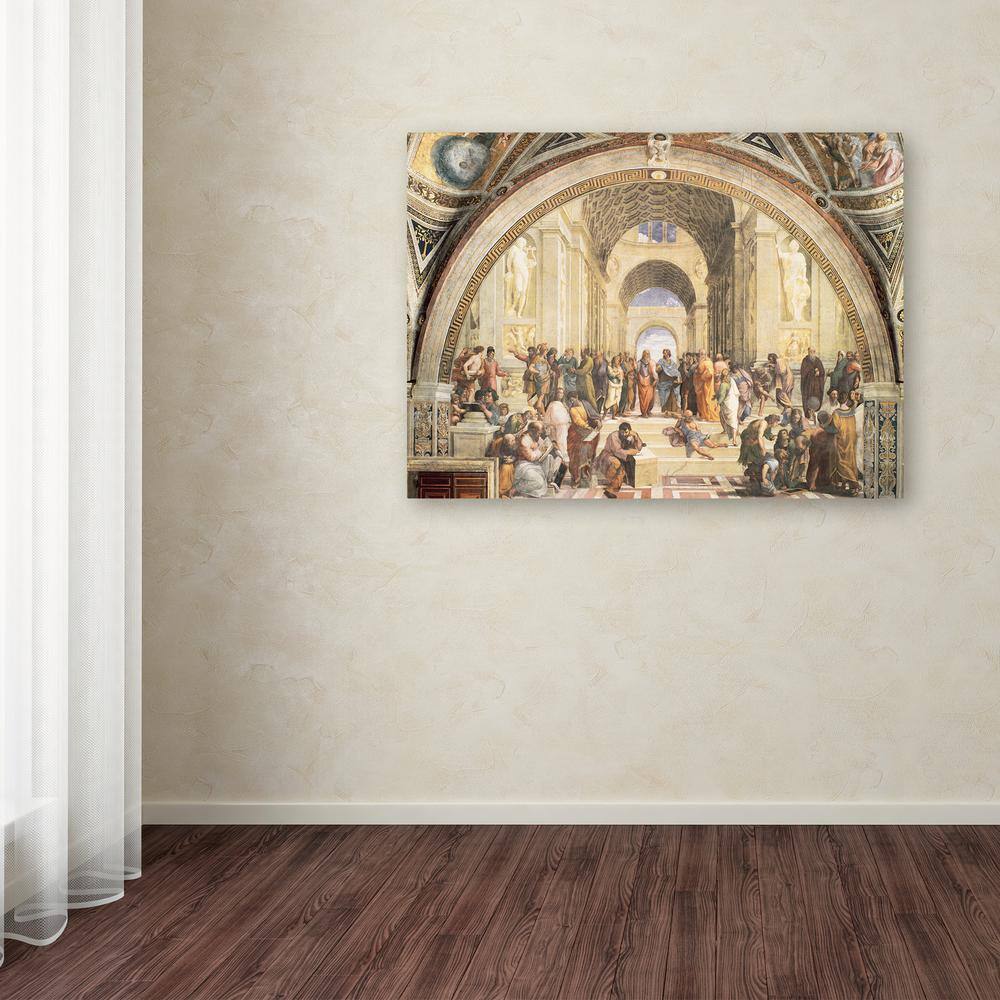 Raphael School of Athens Religious Canvas Art Print