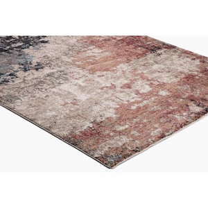 Pandora Collection Hudson Multi 3 ft. x 5 ft. Abstract Area Rug