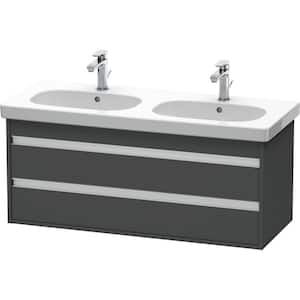 Ketho 17.88 in. W x 45.25 in. D x 18.88 in. H Bath Vanity Cabinet without Top in Graphite