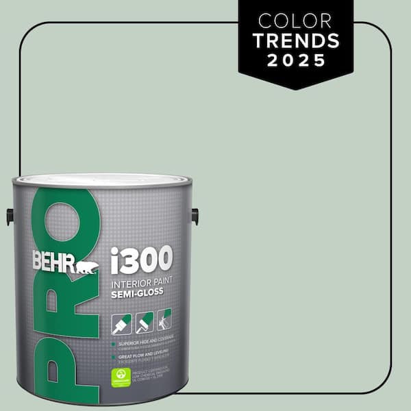 BEHR PRO 1 gal. #PPU11-13 Frosted Jade Semi-Gloss Interior Paint