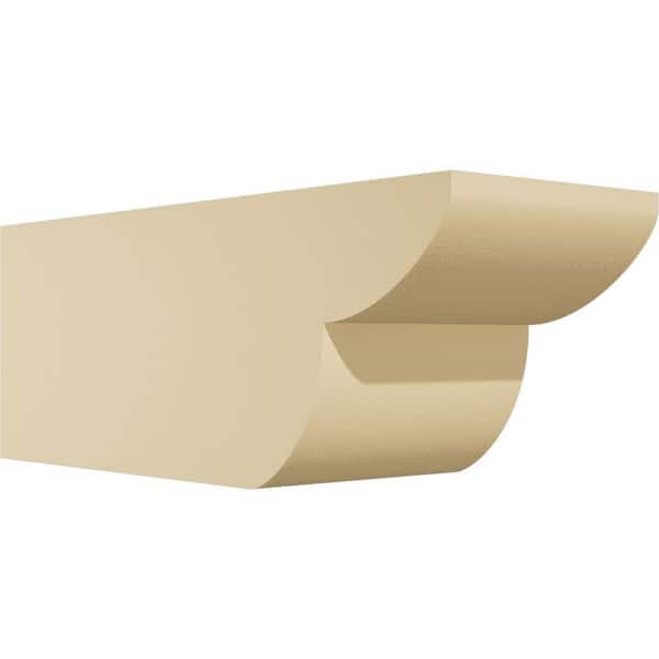 Ekena Millwork Standard Crestline 6 in. W x 6 in. H x 16 in. D Signature Urethane Rafter Tail Outlooker