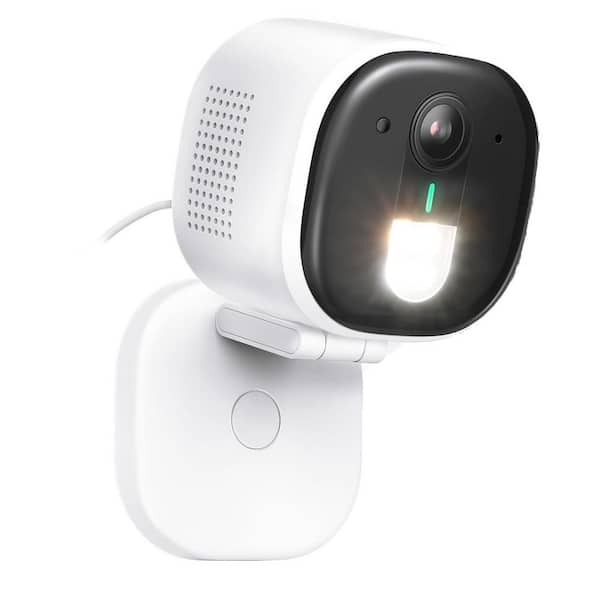 2K Wi-Fi Security Cameras Outdoor w Human/Pet AI Detection, Enhanced Color Night Vision, 2-Way Audio, Cloud/SD Storage