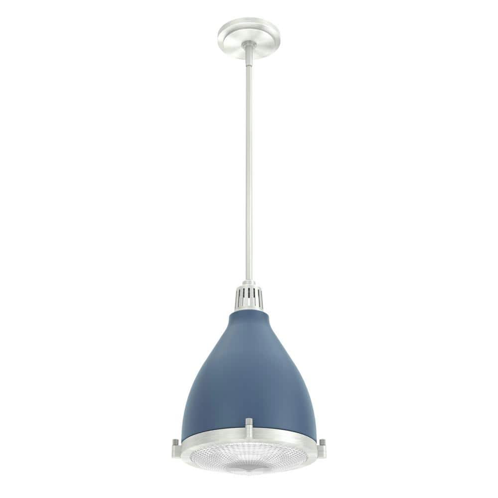 Hunter Bluff View Indigo Blue LED Dome Pendant Light