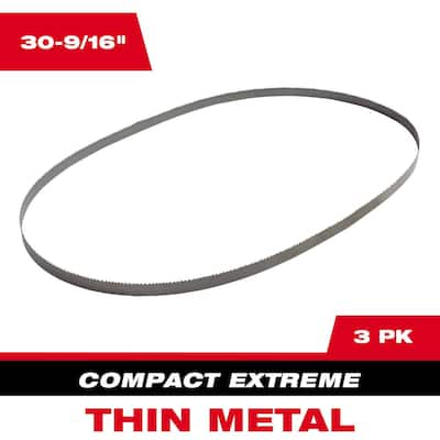 Milwaukee Tool 30-9/16 in. 12/14 TPI COMPACT EXTREME THIN METAL BAND SAW BLADE 3PK