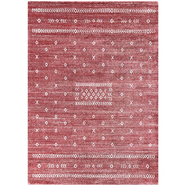 BALTA Eamon Red 8 ft. x 10 ft. Moroccan Area Rug
