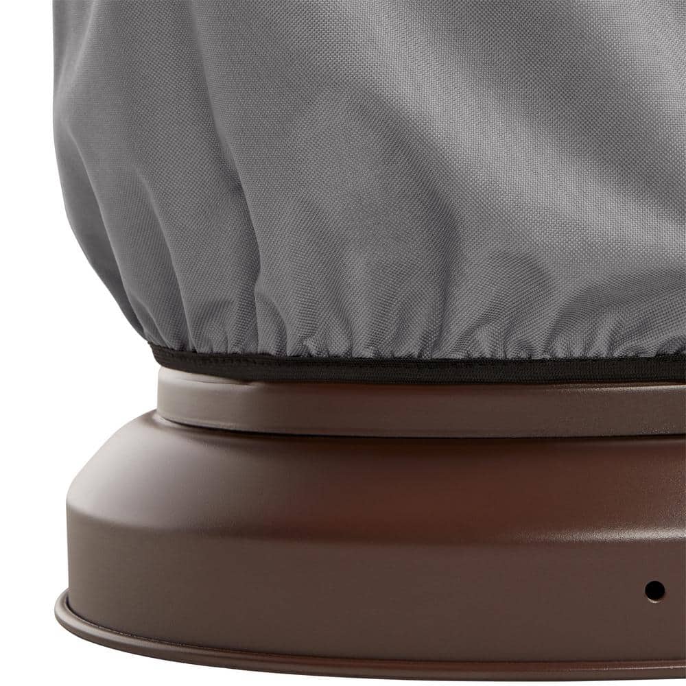 Soteria Gray Waterproof Stand-Up Patio Heater Cover, 34" x 86"