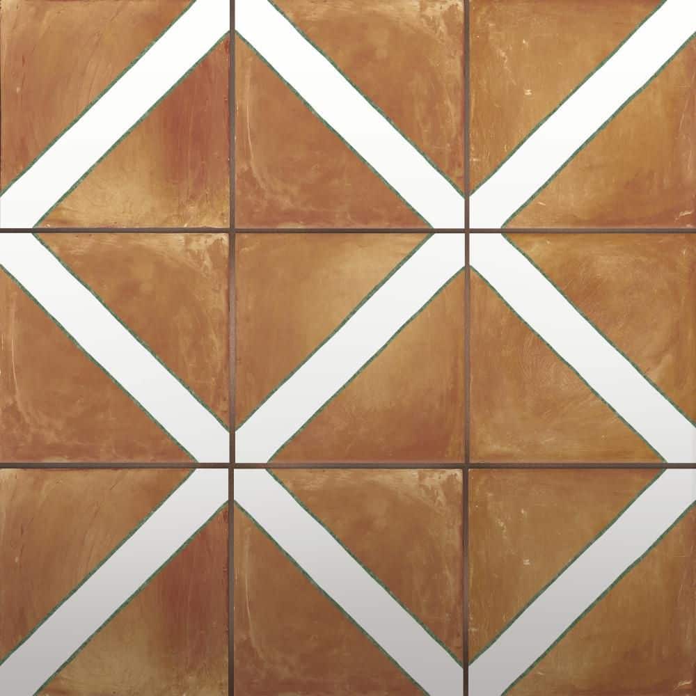 Sentier des Ocres Treillis Green 7-7/8 in. x 7-7/8 in. Porcelain Floor and Wall Tile (7.2 sq. ft./Case) price history on PriceWatchPro
