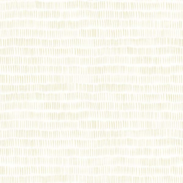 Chesapeake Beige Pinnate Taupe Leaves Wallpaper Sample