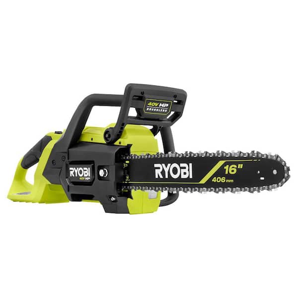 RYOBI 40V HP Brushless 16 in. Battery Cordless Electric Chainsaw