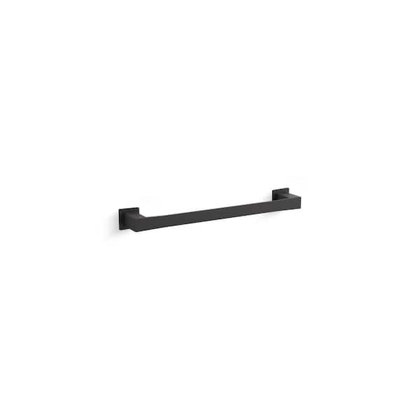 KOHLER Honesty 18 in. Wall Mounted Towel Bar in Matte Black