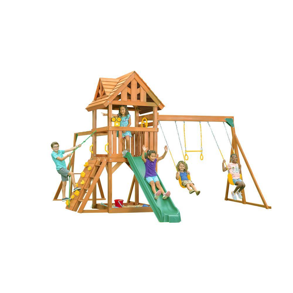 Gorilla playsets red ranger cedar hot sale swing set