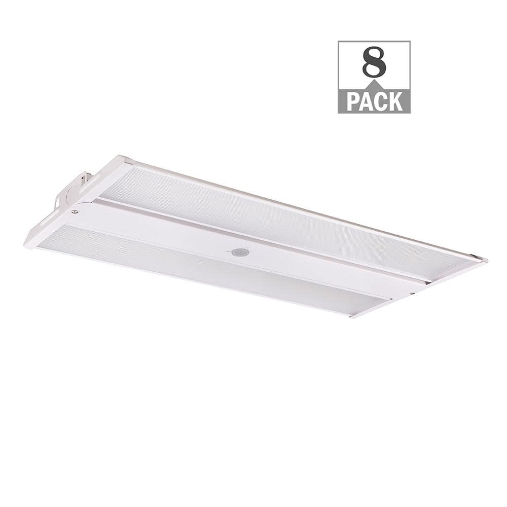8-Pack 2 ft. 400-Watt Equivalent Thin Profile LED Dimmable White High Bay Light 4000K 5000K 23,500LM Workshop Garage price history on PriceWatchPro