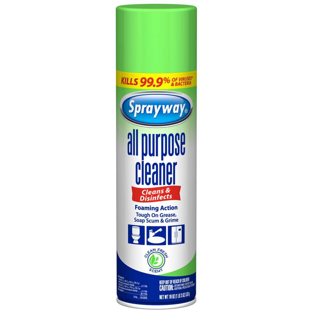 Sprayway 19 oz. All Purpose Cleaner with Kill Claim SW5002R - The Home Depot