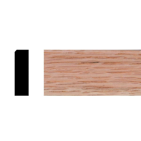 Builder's Choice LWM887 3/8 in. x 1-3/16 in. Oak Wood Stop Moulding