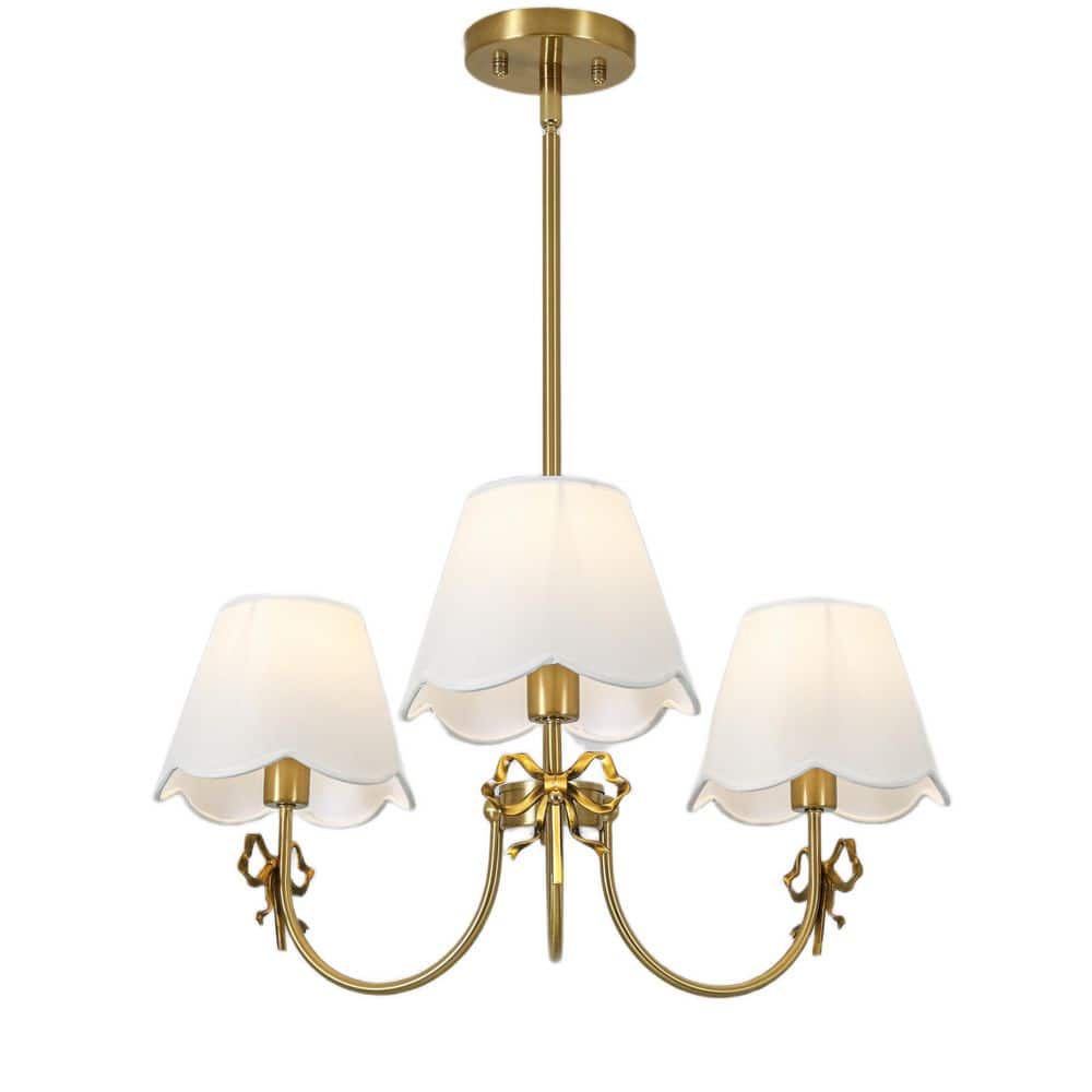 Ulric Modern 3-Light Brass Pendant Light with Cone Fabric Shade for Dining Room Kitchen Island price history on PriceWatchPro