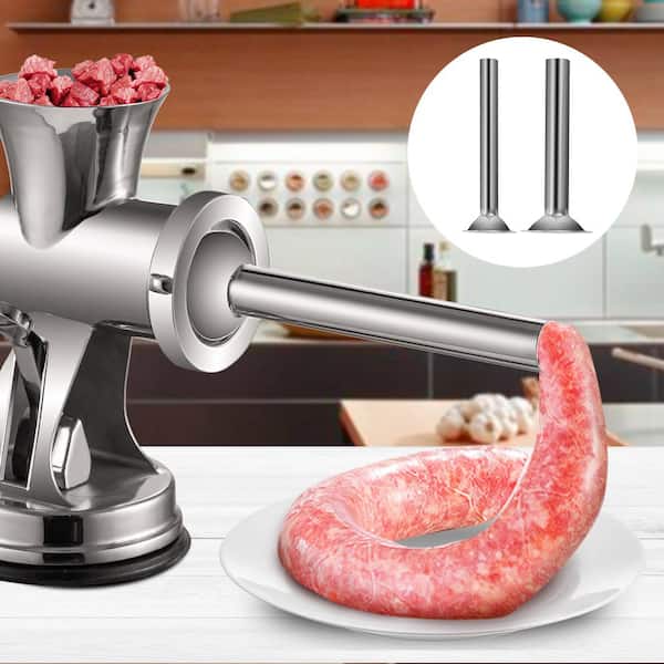 SVOPES Manual Meat Grinder 304 Stainless Steel Hand Crank Sausage Maker Multifunctional Grinder Ideal for Household Use JRJBXGJRJ5DXP0001V0 0821 The Home Depot