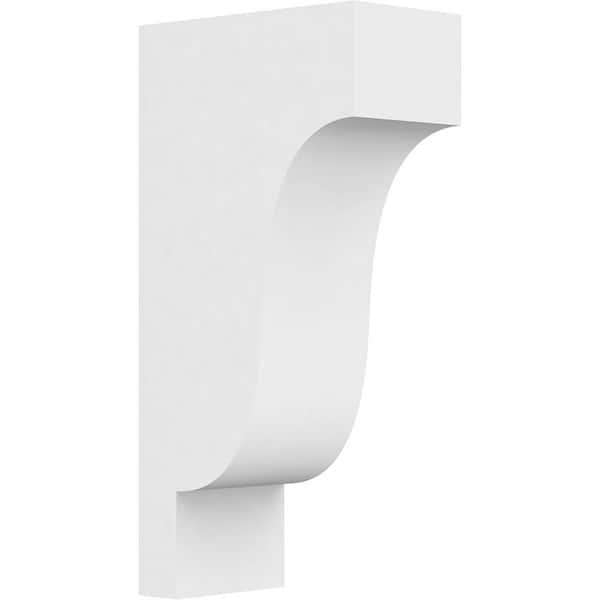 Ekena Millwork 5 in. x 20 in. x 10 in. Standard Newport Architectural Grade PVC Corbel