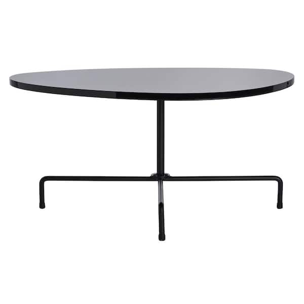 Safavieh Berlin 31 5 In Black Tripod Coffee Table Cof4207b The Home Depot