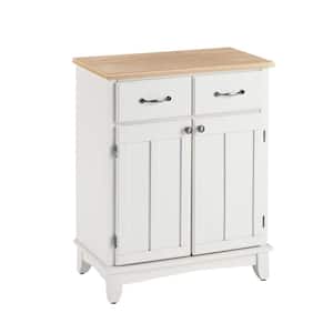 White and Natural Buffet with Storage