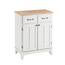 HOMESTYLES White Buffet with Hutch 5001-0021-12
